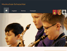 Tablet Screenshot of musikschule-schozachtal.de